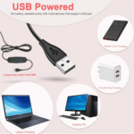 Video Conference Lighting Kit,Computer/Laptop Moniter LED Video Light Dimmable 6500K Ring Light for Remote Working,Zoom Call,Self Broadcasting,Live Streaming - Image 6