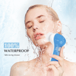 Facial Cleansing Brush Silicone Face Scrubber: 4 in 1 FBS-D Electric Exfoliating Rotating Massage Device Waterproof Deep Cleaning Exfoliation Spa Machine - Electronic Skin Care Wash System - Image 4