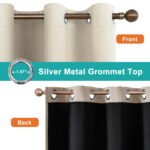 Polyester Grommets Thermal Insulated With Coated Lining 52 In. W X 84 In. L Indoor Blackout Curtains 3 Colors Available,Set Of 2 - Image 9