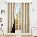 Polyester Grommets Thermal Insulated With Coated Lining 52 In. W X 84 In. L Indoor Blackout Curtains 3 Colors Available,Set Of 2 - Image 6
