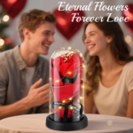 Valentines Day Decorations, Eternal Flowers Bouquet, Red Rose Artificial Flowers for Mom Women Her, Unique Anniversary Mother'S Day Christmas Birthday Gift, Home Decor - Image 5