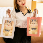 Bunny Plush Stuffed Animal Rabbit Doll Stuffed Plushies Toy Skin Friendly Rabbit Stuffed Animal Plushies Toy for Bedroom Dining - Image 3