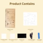 MUSIC PARK 3D Wooden Puzzles Elven Deer Model Kit Night Lights Desk Decorations Birthday Christmas Gifts For Women Age14 - Image 4