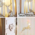 MUSIC PARK 3D Wooden Puzzles Elven Deer Model Kit Night Lights Desk Decorations Birthday Christmas Gifts For Women Age14 - Image 6