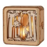 MUSIC PARK 3D Wooden Puzzles Elven Deer Model Kit Night Lights Desk Decorations Birthday Christmas Gifts For Women Age14 - Image 2