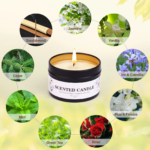 Giphtpoeet Scented Candles Gift Set 9 Pack Natural Soy Wax Jar Candles for Home Scented - Image 2