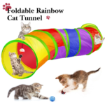 32 PCS Cat Toys Kitten Toys, Variety Catnip Toys with Rainbow Tunnel Interactive Cat Feather Teaser Spring Toy Set for Cat, Kitty - Image 7