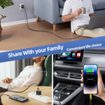 Firsting 2PCS 65W 4-In-1 Multi Cell Phone Data Cable Fast Charge 27WPD Charge Cord Charging Cable, Black - Image 9