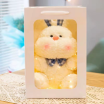 Bunny Plush Stuffed Animal Rabbit Doll Stuffed Plushies Toy Skin Friendly Rabbit Stuffed Animal Plushies Toy for Bedroom Dining - Image 2