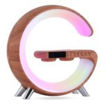 New Intelligent G Shaped LED Lamp Bluetooth Speake Wireless Charger Atmosphere Lamp App Control For Bedroom Home Decor - Image 3