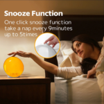 Sunrise Alarm Clock Wake up Light for Heavy Sleepers, Upgrade Full Screen Daylight Alarm Clock with Sunrise and Sunset Simulation, Dual Alarm, Snooze, Sleep Aid, FM Radio,17 Colors, 10 Natural Sounds - Image 5