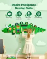 Dinosaur Activity Wall Busy Board Panels 11 Activities Sensory Wall Panel - Image 2