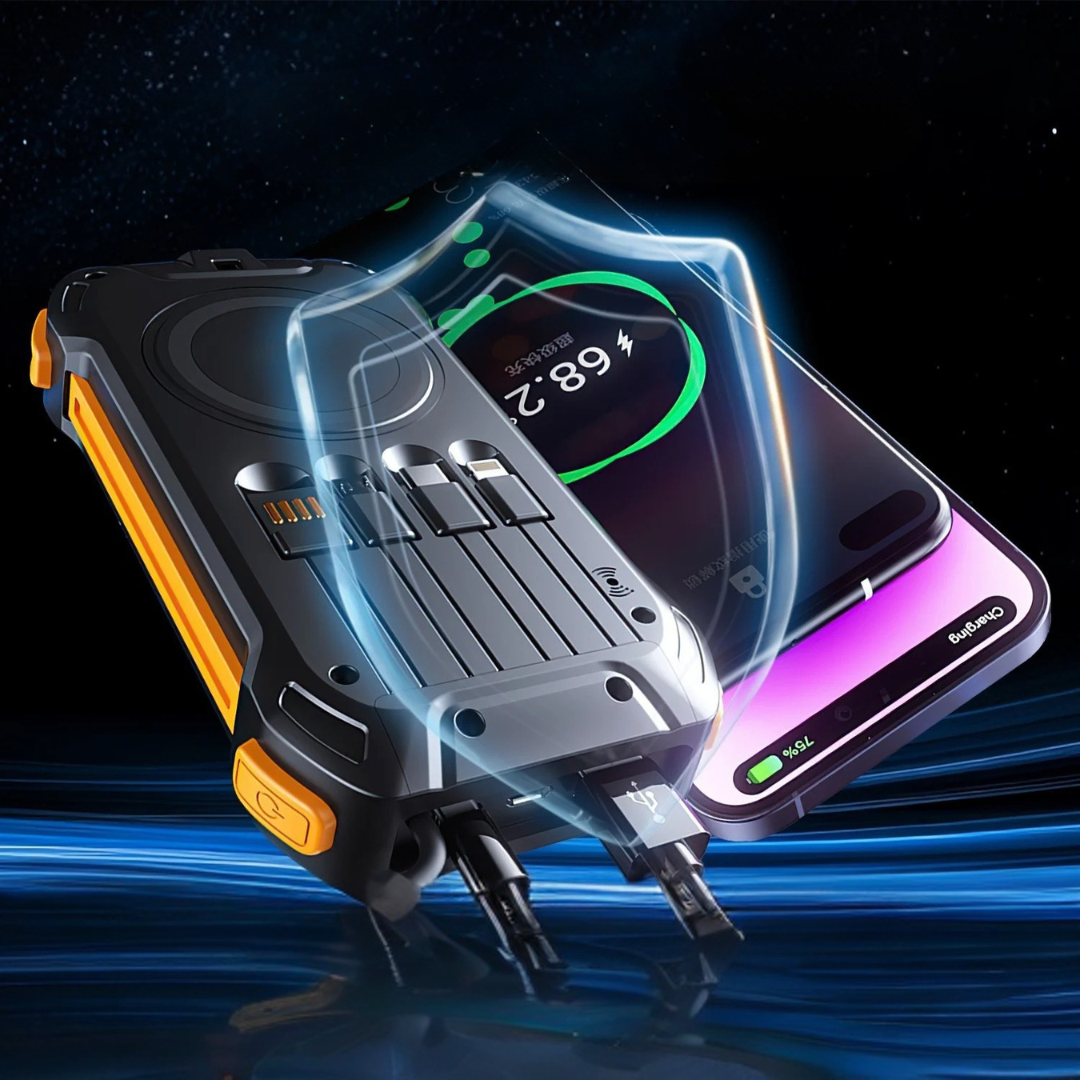 Portable Solar Charger 49800mAh Power Bank External Battery Pack