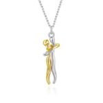 Couple Affectionate Hug Embrace Pendant Necklace Women Valentine'S Day Gifts US - Image 13