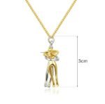 Couple Affectionate Hug Embrace Pendant Necklace Women Valentine'S Day Gifts US - Image 9