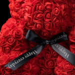 Teddy Bear Rose 10In Flower Rose Bear with Box ＆ Led Light Valentines Gift - Image 5