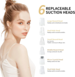 5-in-1 Blackhead Remover Pore Vacuum Cleaner Pimple Extractor - Facial Pore Cleaner Pore Extractor, USB Rechargeable Blackhead Remover Vacuum with 5 Probes - Image 8