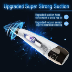 5-in-1 Blackhead Remover Pore Vacuum Cleaner Pimple Extractor - Facial Pore Cleaner Pore Extractor, USB Rechargeable Blackhead Remover Vacuum with 5 Probes - Image 5