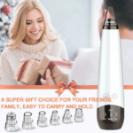 5-in-1 Blackhead Remover Pore Vacuum Cleaner Pimple Extractor - Facial Pore Cleaner Pore Extractor, USB Rechargeable Blackhead Remover Vacuum with 5 Probes